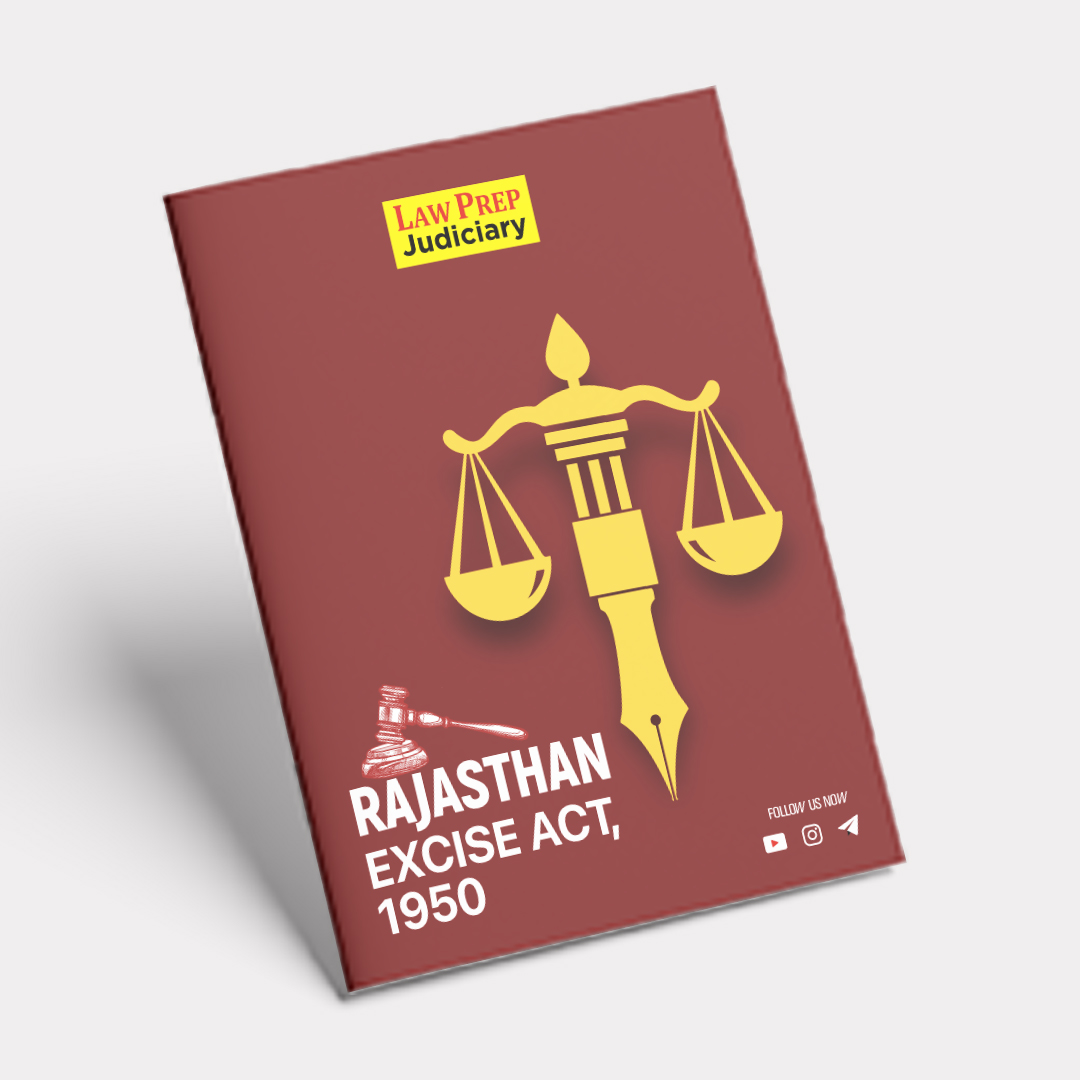 Rajasthan Excise Act, 1950: Book for RJS Exam