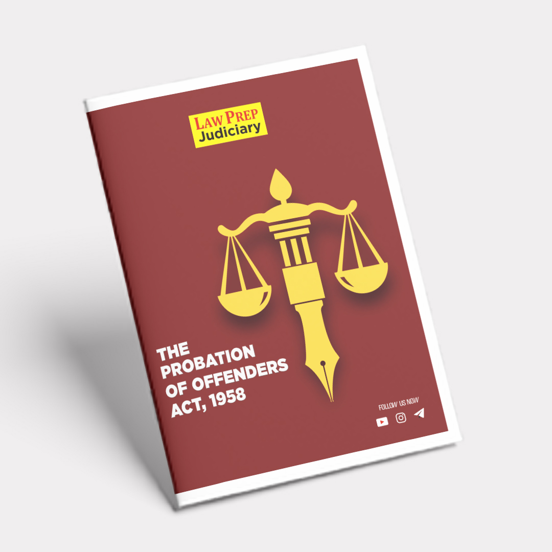 Probation of Offenders Act, 1958: Book for Judiciary Exams — view 1