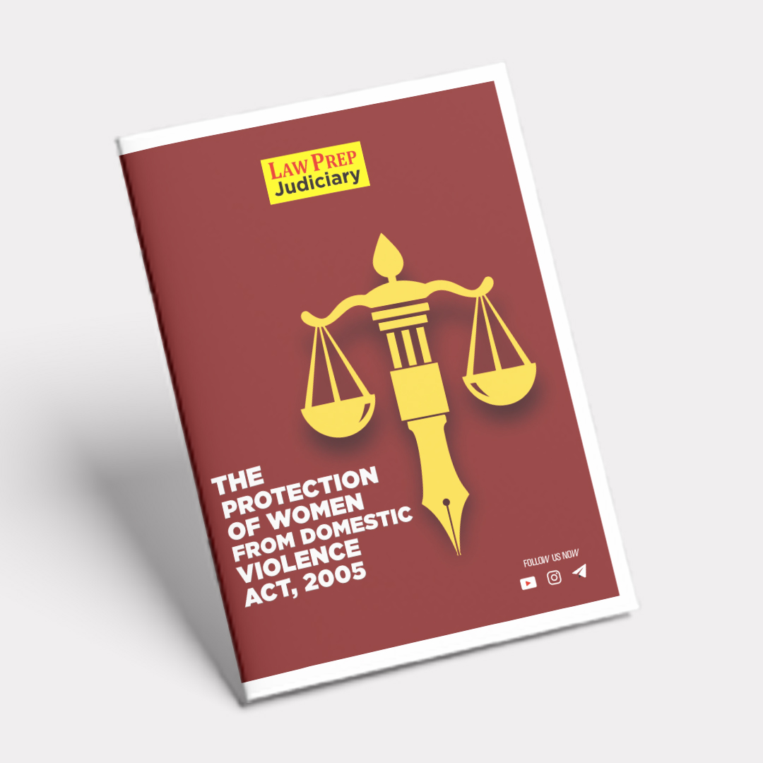 Protection of Women from Domestic Violence Act, 2005: Book for Judiciary Exams