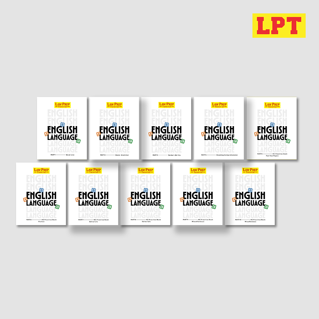 CLAT English Language Books Set | 10 Modules for Word List, Grammar, Verbal Ability, Reading Comprehension, Editorial Practice — view 3