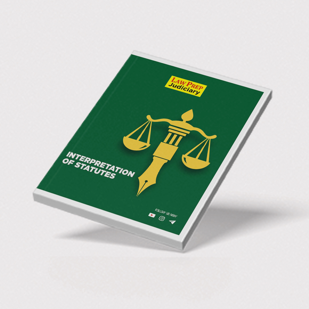 Interpretation of Statutes: Book for Judiciary Exams — view 3