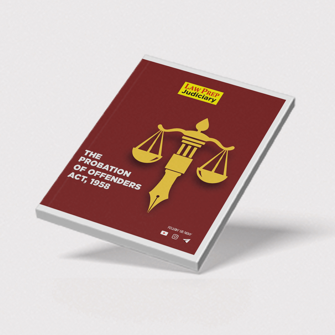 Probation of Offenders Act, 1958: Book for Judiciary Exams — view 3